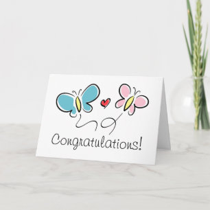Carte de voeux mariage pour couple