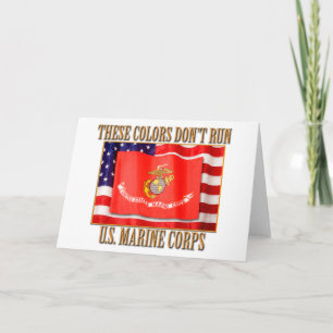Carte de voeux Marine Corps