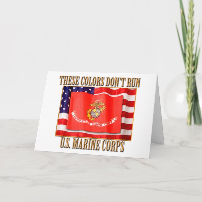 Carte de voeux Marine Corps (Devant)