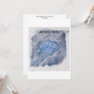 Carte de vœux méduse