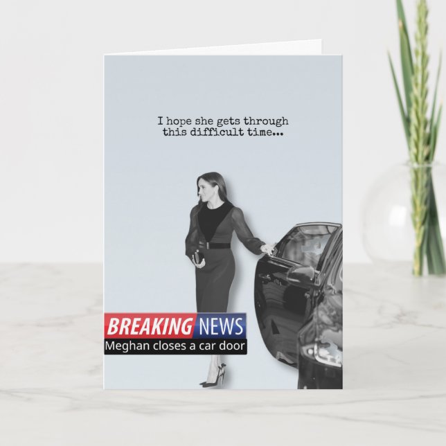 Carte de voeux Meghan Markle (Devant)