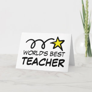 Carte de vœux Meilleur professeur / entraîneur du