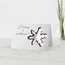 Carte de vœux Meltdown