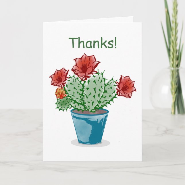 Carte de voeux Merci (Devant)