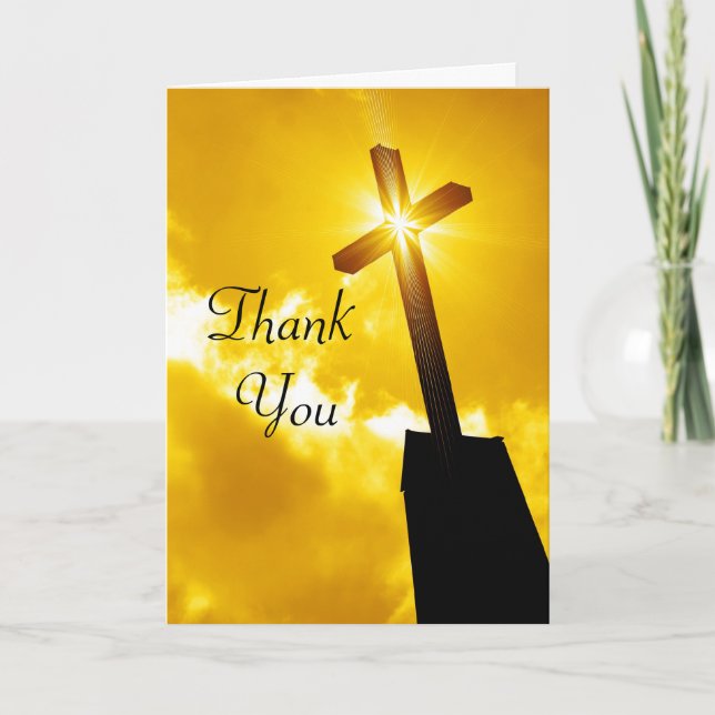 Carte de voeux Merci (Devant)