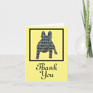 Carte de voeux Merci Chien Chien à Chien Français