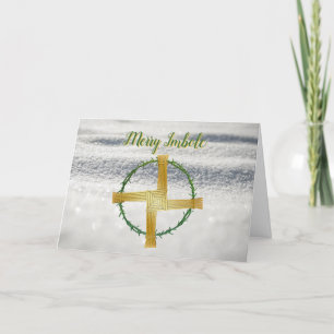 Carte de voeux Merry Imbolc Pagan Wiccan