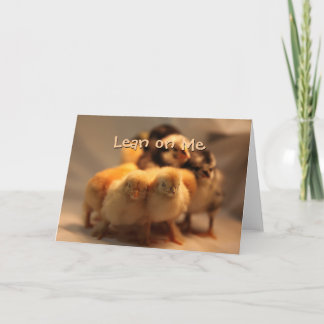 Carte de voeux mignonne Chicks