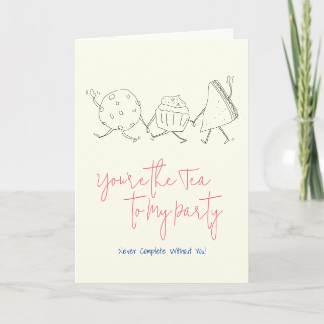 Carte de vœux mignonne et fantaisiste pour quelqu' (Devant)