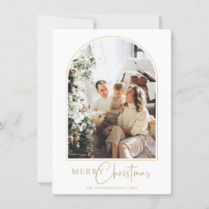 Carte de voeux minimaliste Arch Joyeux Noël