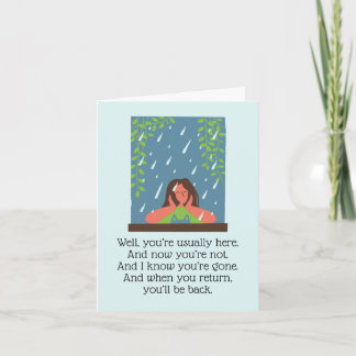 Carte de voeux - Miss you - Barb & Star