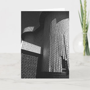Carte de voeux moderne d'architecture
