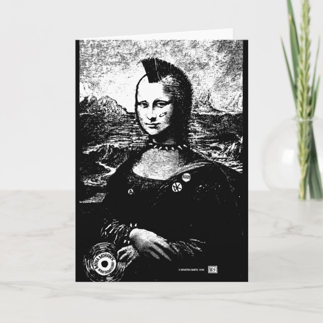 Carte de voeux Mona Mohawk (Devant)