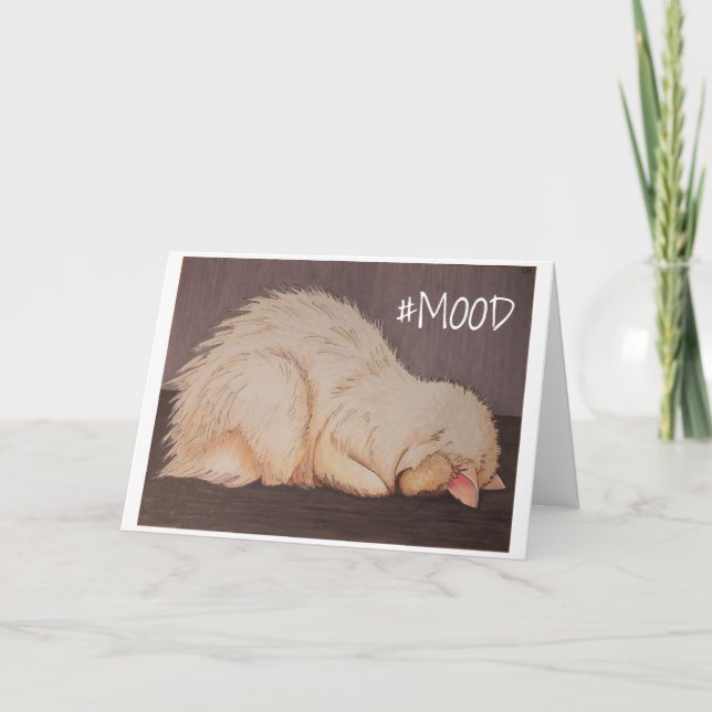 Carte de voeux : #MOOD (Devant)