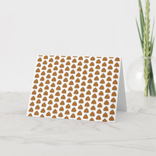 Carte de voeux Motif Cute Poop