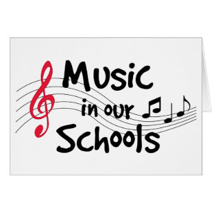 Carte de vœux Musique dans nos écoles