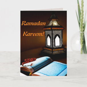 Carte de voeux musulmane islamique de Ramadan