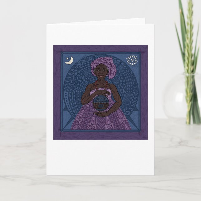 Carte de voeux Nana Buluku (Devant)