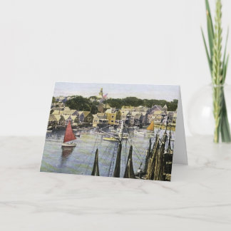 Carte de voeux Nantucket Wharves