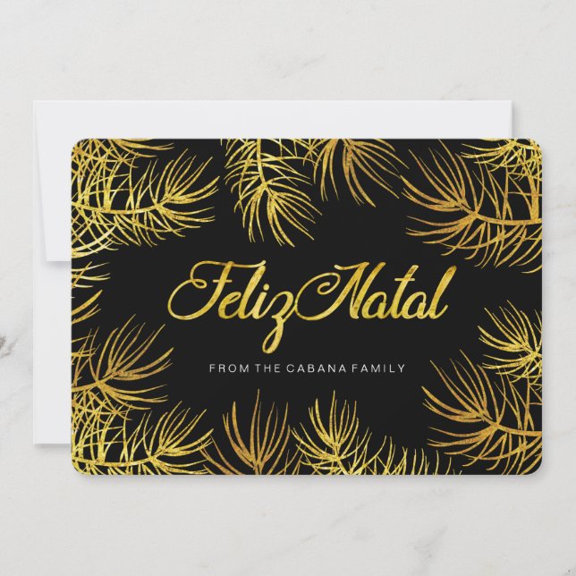 Carte de voeux natale de Feliz (Devant)