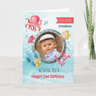 Carte de voeux nautique pour l'anniversaire de la 