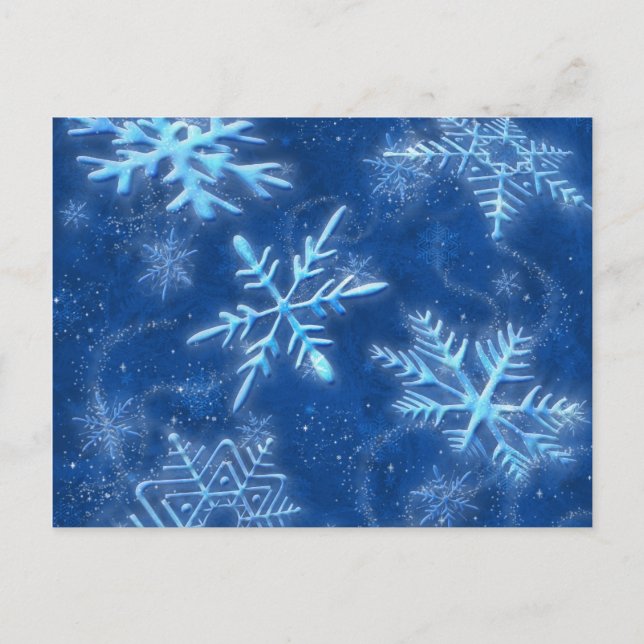 Carte de Vœux Neige (Devant)