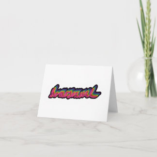 carte de voeux neon font "homosexuel"