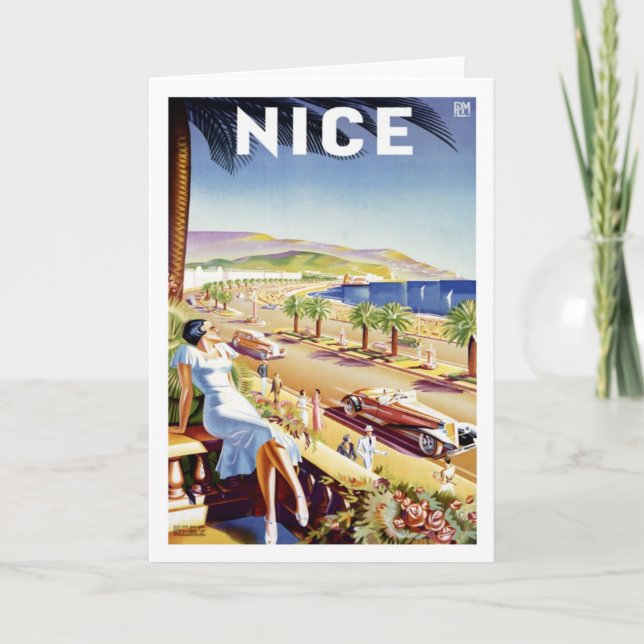 Carte de voeux Nice Poster (Devant)