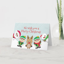 Carte de voeux Noël