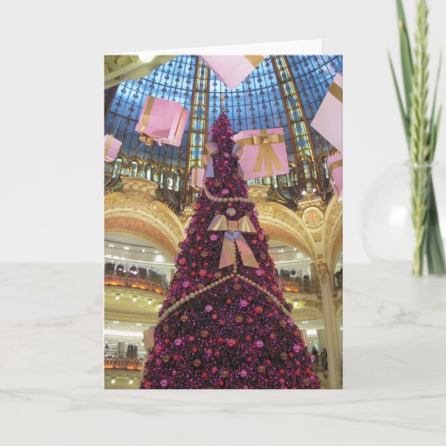 Carte de voeux "Noël à Paris" (Devant)