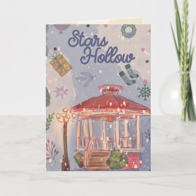 Carte de vœux Noël dans le Connecticut  (Devant)