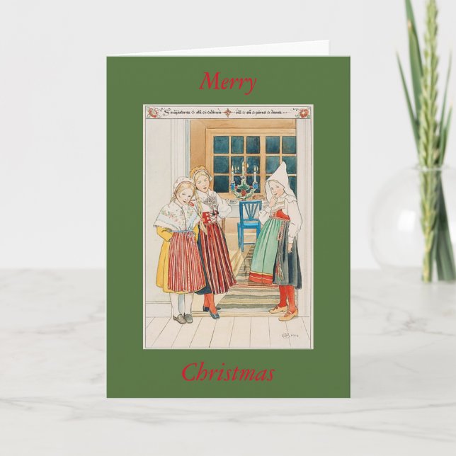Carte de voeux - Noël suédois (Devant)