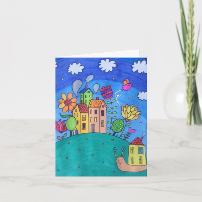 Carte de voeux - Nous Avons Déménagé (Devant)