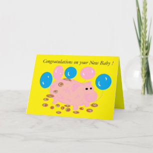 Carte de voeux /Nouveau bébé