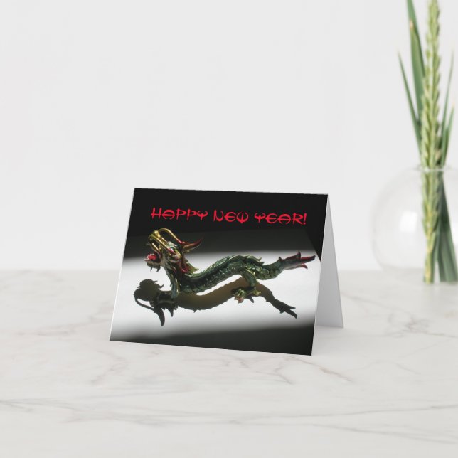 Carte de vœux - Nouvel An Dragon (Devant)