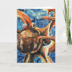 Carte de voeux Octopus