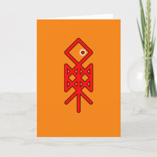 Carte de voeux Odin Viking Bindrune