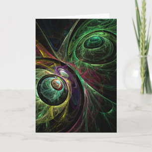 Carte de voeux OEil à oeil Abstrait Art