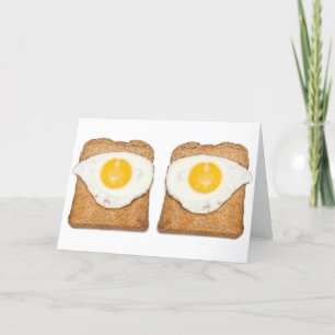Carte de voeux OEufs frits