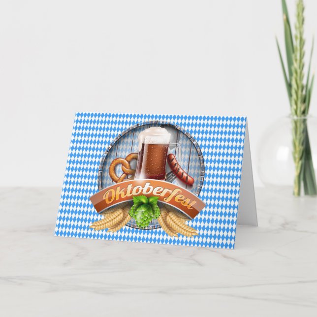 Carte de voeux Oktoberfest (Devant)