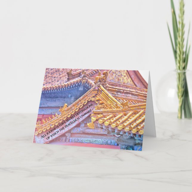 Carte de voeux OR ON GOLD (Devant)