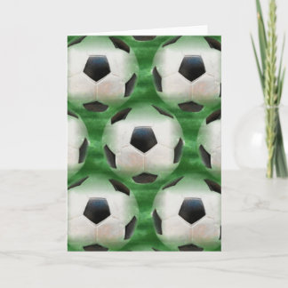 carte de voeux orientée du football