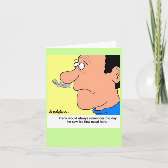 Carte de voeux originale et humoristique par Mike (Devant)