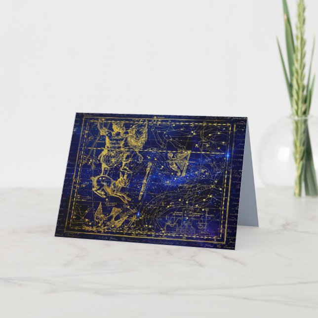 carte de voeux orion constellation (Devant)