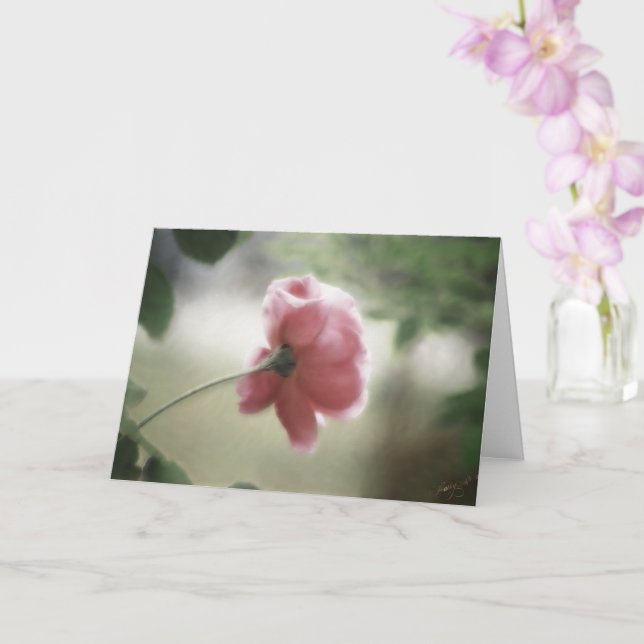Carte de vœux ou carte de note pour toutes occasio (Orchidée)