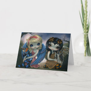 Carte de voeux "Owlyn and Robyn"