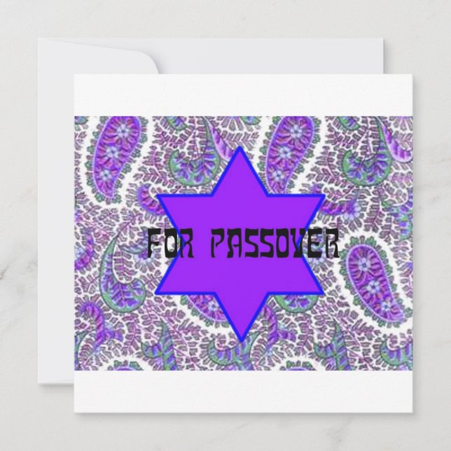 Carte de voeux Paisley Paisley (Devant)