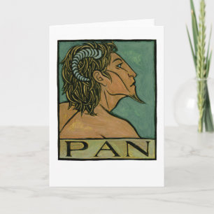 Carte de voeux Pan