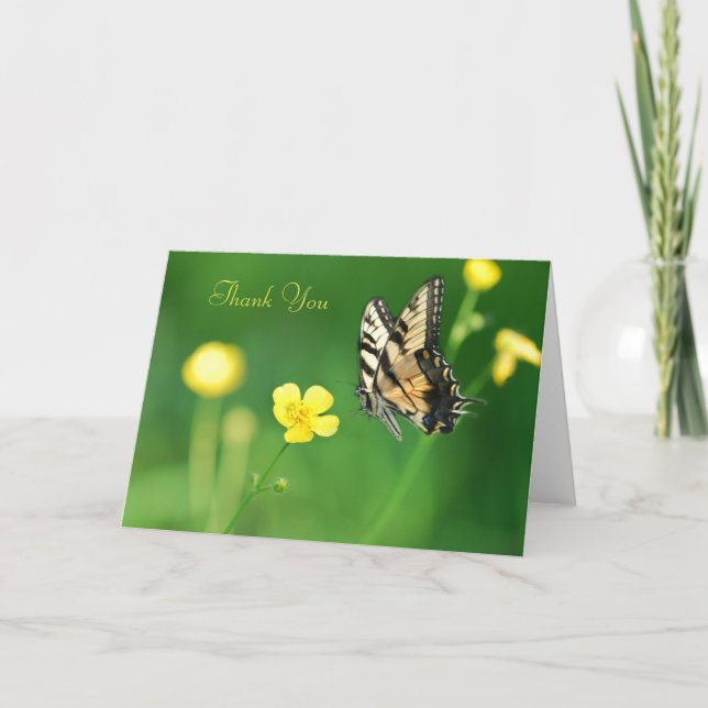 Carte de voeux papillon (Devant)