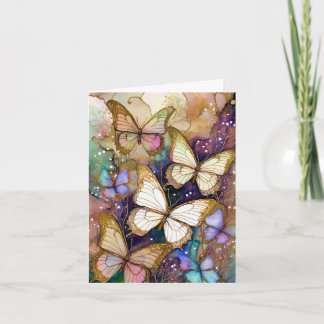 Carte de voeux Papillon Dreams
